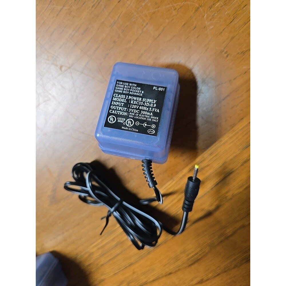 Game Boy Color Power Supply Adapter Tested Purple